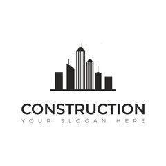 Real Estate construction building Repair logo vector