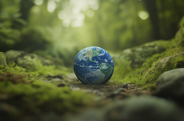 The Blue Earth in the Forest Park