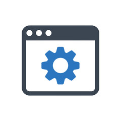 Browser Gear Icon