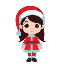  Adorable Joyful a vector illustration of Santa Claus