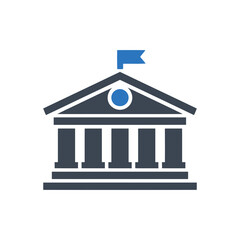 Government Institution Flag Icon