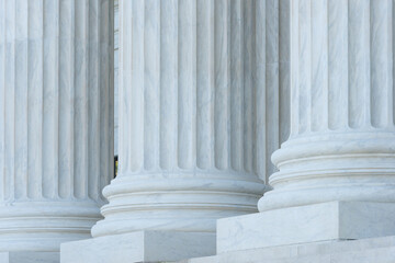 US Supreme Court building details - Washington DC United States