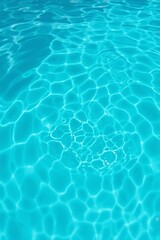 Obraz premium there is a pool with a blue water surface and a white frisbee in it