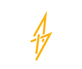 lightning logo design, lightning logo vector icon