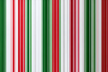 Abstract Striped Background, Red, Green, White Vertical Lines Pattern for Festive Design