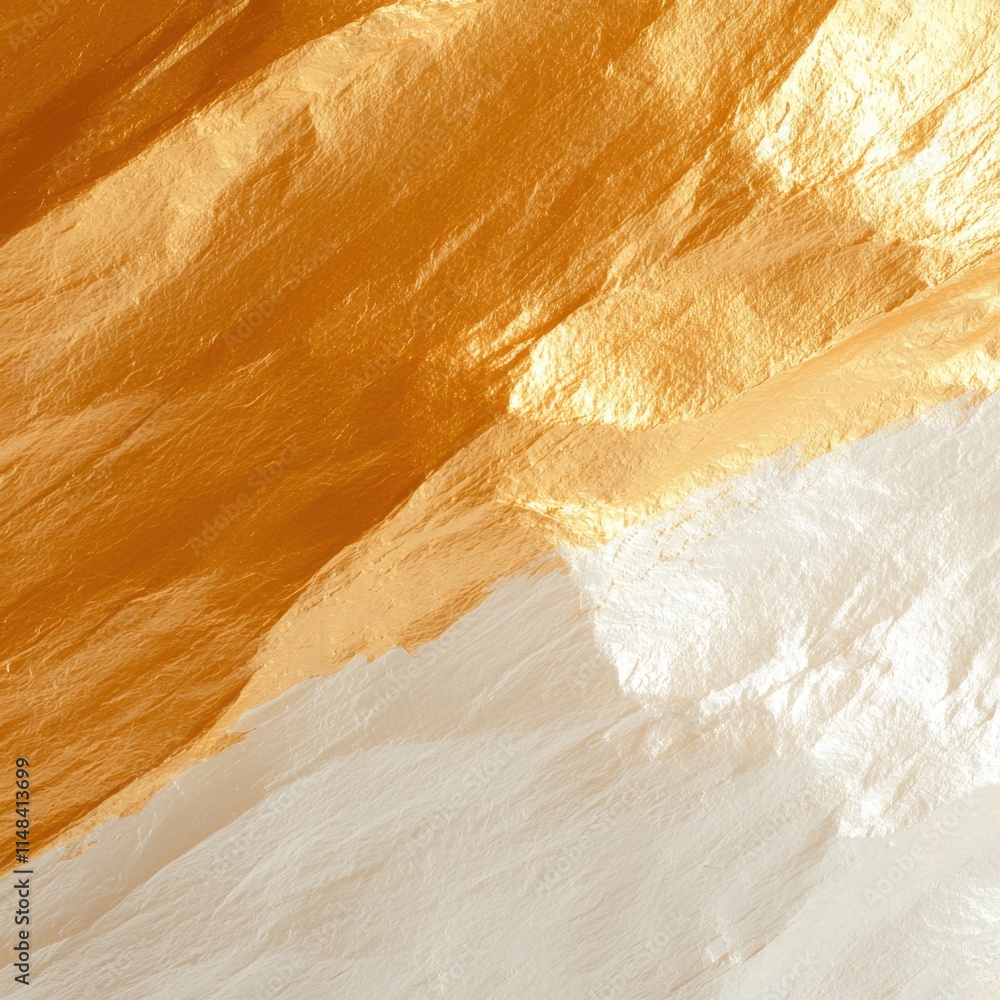Poster dynamic orange gradient textures in high resolution abstract art contemporary design studio environm