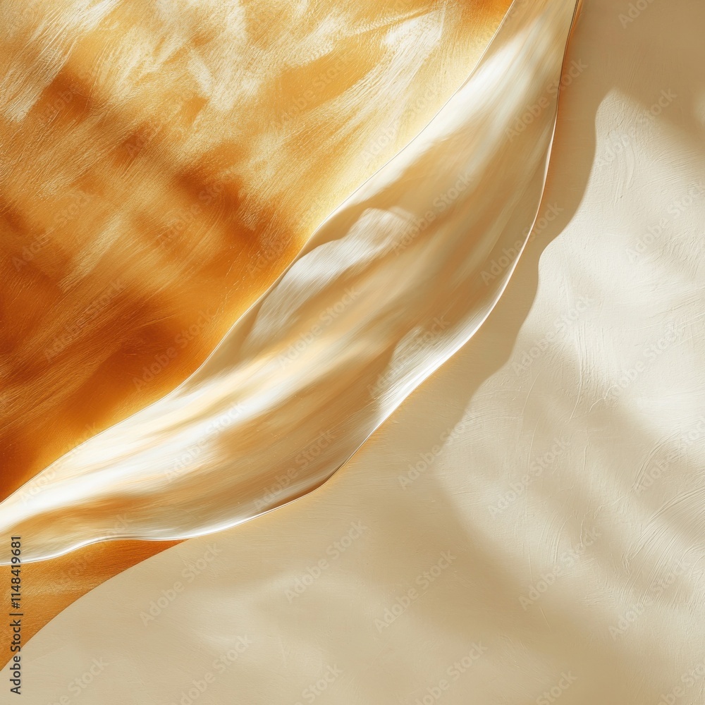 Poster elegant orange gradient textures high-resolution detail abstract art studio setting close-up view vi