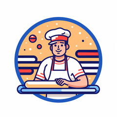 illustration of chef