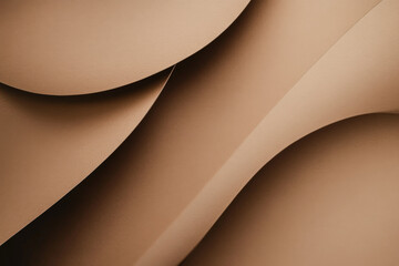 Monochrome mocha mouse colored paper background, offering a rich beige texture for trendy designs