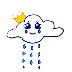 the king cloud and queen cloud with them expressions