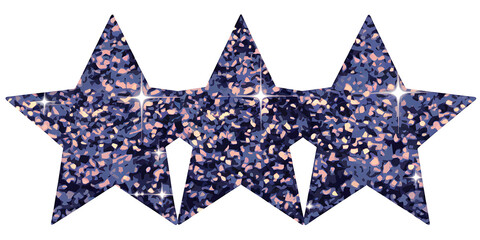 Obraz premium A cutout png design asset of glitter isolated on a white background