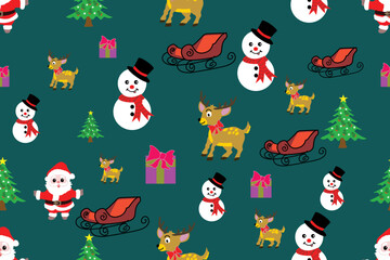 christmas seamless pattern