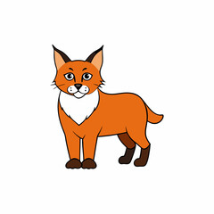 red fox cartoon