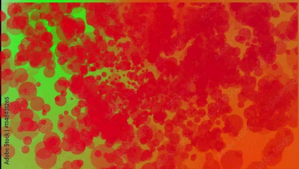 Wall mural colorful galaxy nebula particles background animation.