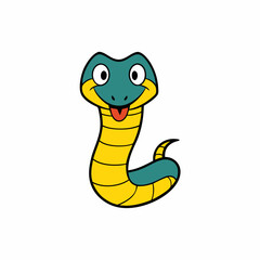 cartoon snake cartoon