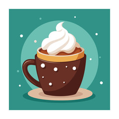 Winter season concept vector illustration