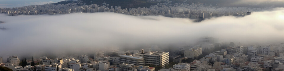 Aerial view of city landscape