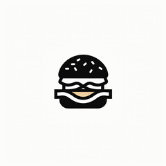 Fototapeta premium illustration of a burger