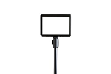 Fototapeta premium Isolated cellphone held by a selfiestick,illustration.