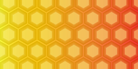 Honeycomb Grid tile random background or Hexagonal cell texture