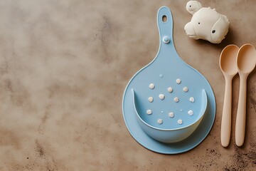 Cup of coffee, biscuits on marble surface with coffee beans
