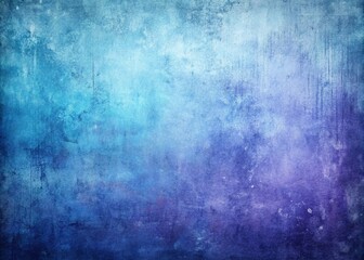 Fototapeta premium Vintage Abstract Painted Background: Slate Blue, Purple, Cornflower Blue Horizontal Graphic
