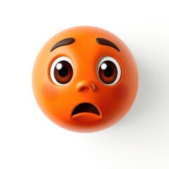 Fototapeta premium A collection of emojis illustrating various emotions such as sadness, anxiety, worry, and embarrassment. These expressions reflect feelings common in daily life