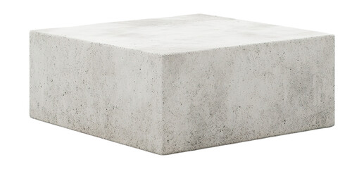 stone podium isolated