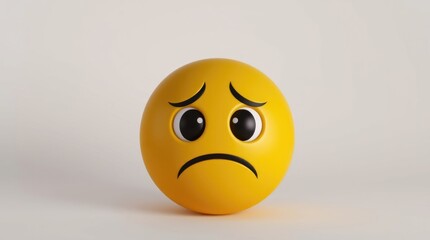 Sad emojis express a range of feelings including sadness, worry, and embarrassment, highlighting emotional states in digital conversation among users today