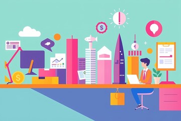 Urban Business Dreamscape 