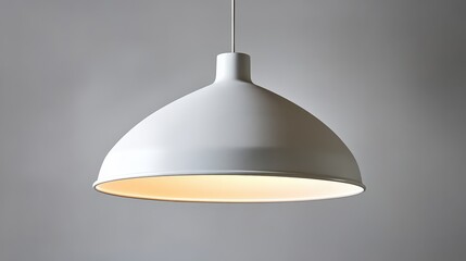 Elegant White Pendant Lamp with Soft Glow