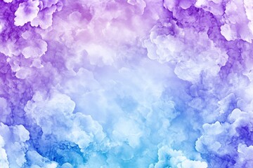 Fototapeta premium A watercolor painting of a galaxy, with soft blends of purples, blues, and pinks creating a dreamy cosmic scene