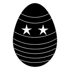 Easter Egg-citement Awaits vector silhouette