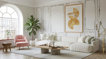 Light-filled living room with a cozy, modern aesthetic.
