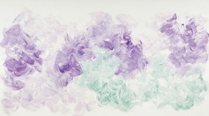 Fototapeta premium Abstract Lavender And Mint Acrylic Painting Texture