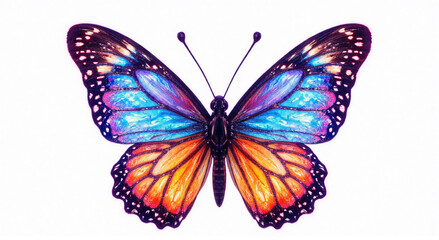 Obraz premium butterfly isolated on white