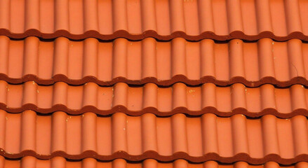 red roof tiles