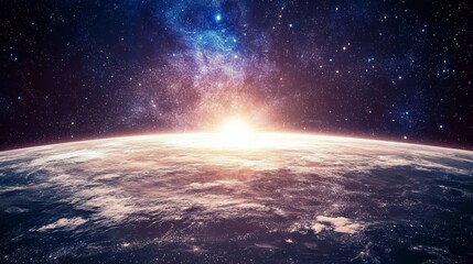 Fototapeta premium celestial view, starry sky, night sky, galaxy, cosmic beauty
