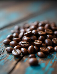 coffee beans close up