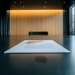 Business Contract Illustration