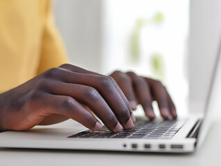 Closeup Photo Laptop Keyboard Typing