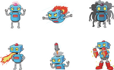 ロボットのキャラクター_戦闘モード