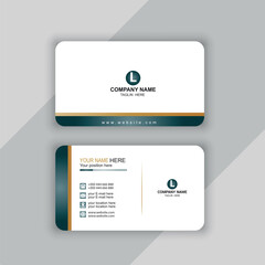Professional Abstract Double Sided visiting Card Design