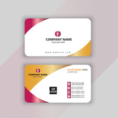 Professional Modern Double Sided visiting Card Design