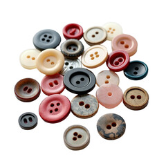 Colorful buttons on a black background