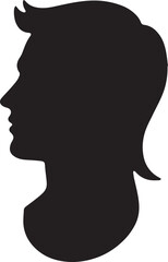 silhouette of a person in a hat