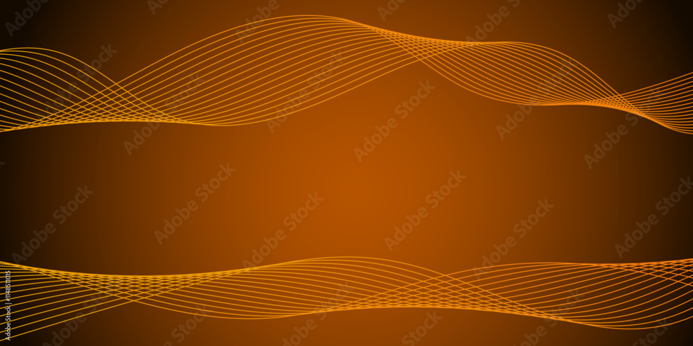 Poster abstract wave element for design. digital frequency track equalizer. stylized line art background. c