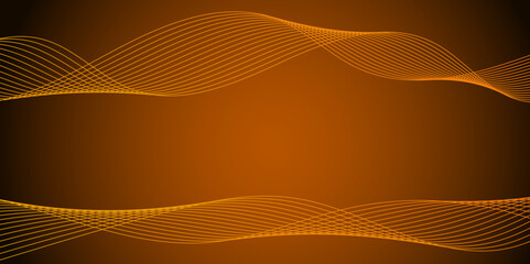 Abstract wave element for design. Digital frequency track equalizer. Stylized line art background. Colorful shiny wave with lines created using blend tool. Curved wavy line.