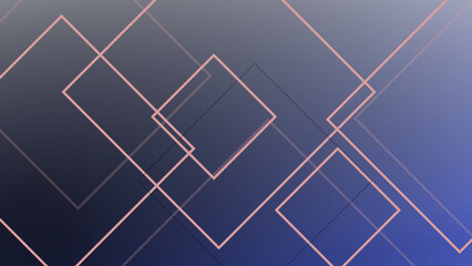Technology background. Geometric lines. Abstract geometric technology on dark blue background