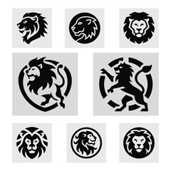 Elegant Lion Logo Perfect for Professional Designs